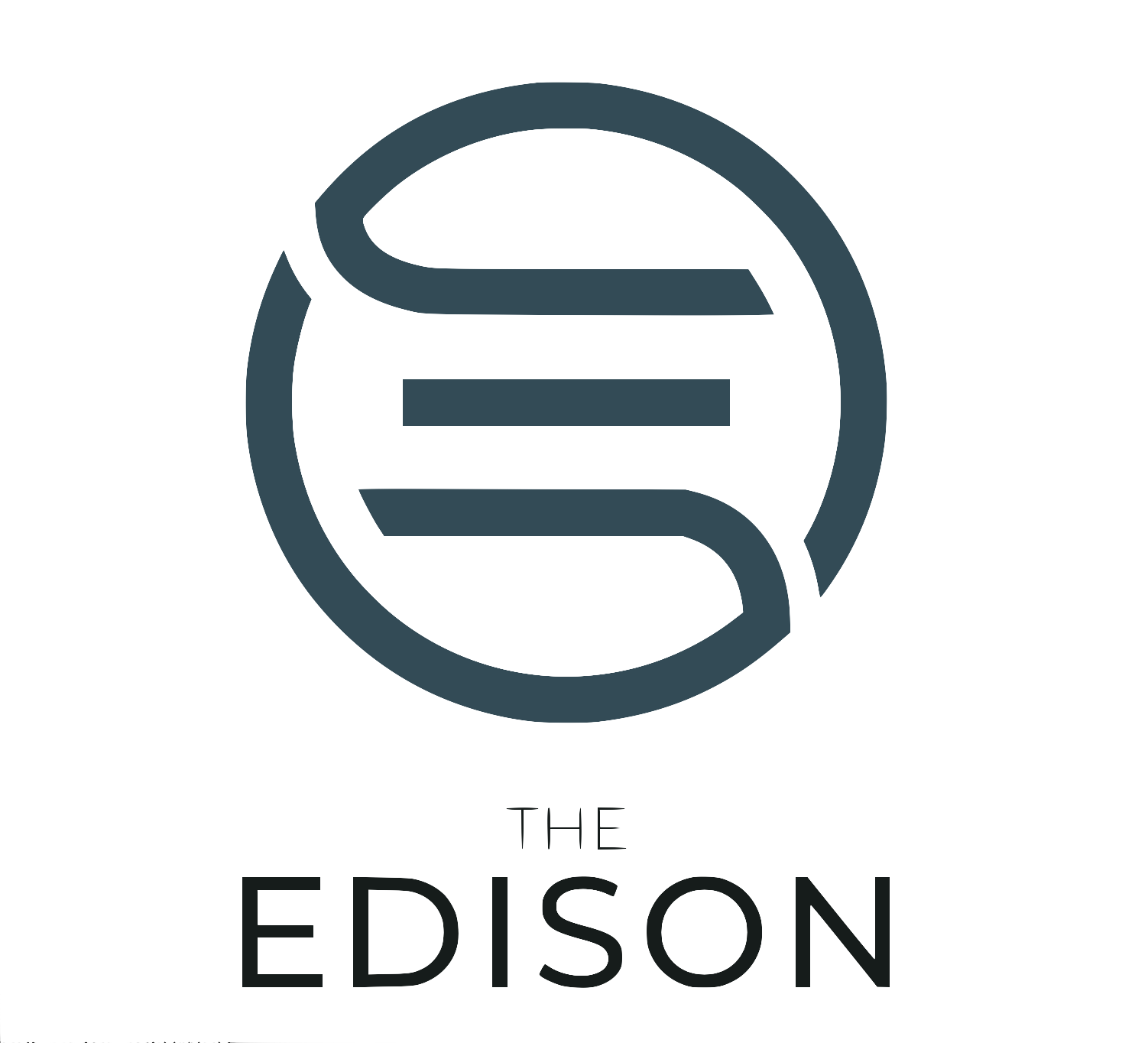 A logo with the text 